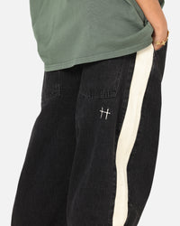 Saint Morta Amplus Sidewinder Jeans Black/Off White