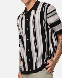XXIII Coogee Button Up Shirt Black/Grey