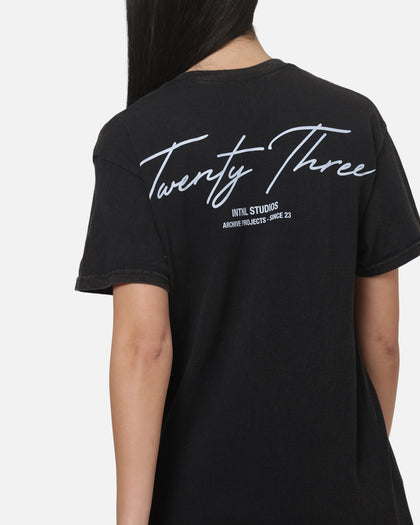XXIII Script T-Shirt Black/Blue