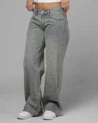 Loiter Women's Low Waisted Baggy Denim Jeans