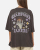 Mitchell & Ness Los Angeles Lakers Blackletter Champs Box T-Shirt Slate
