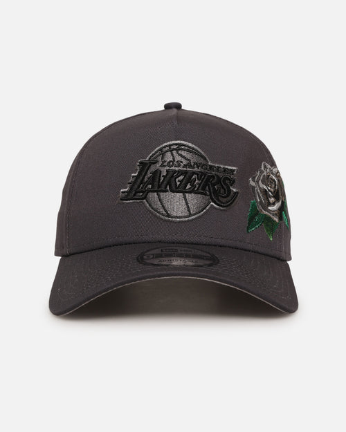 New Era Los Angeles Lakers 'Gray Tonal Roses' 9FORTY A-Frame Snapback Gray