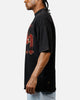 Saint Morta Highway Mock Neck T-Shirt Off Black