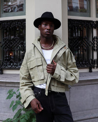 MNML Cropped M65 Jacket Khaki