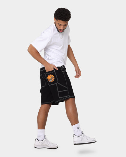 Starter Brick Denim Shorts Black