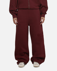 Ed Hardy Women's Tattoo Trackpants Burgundy