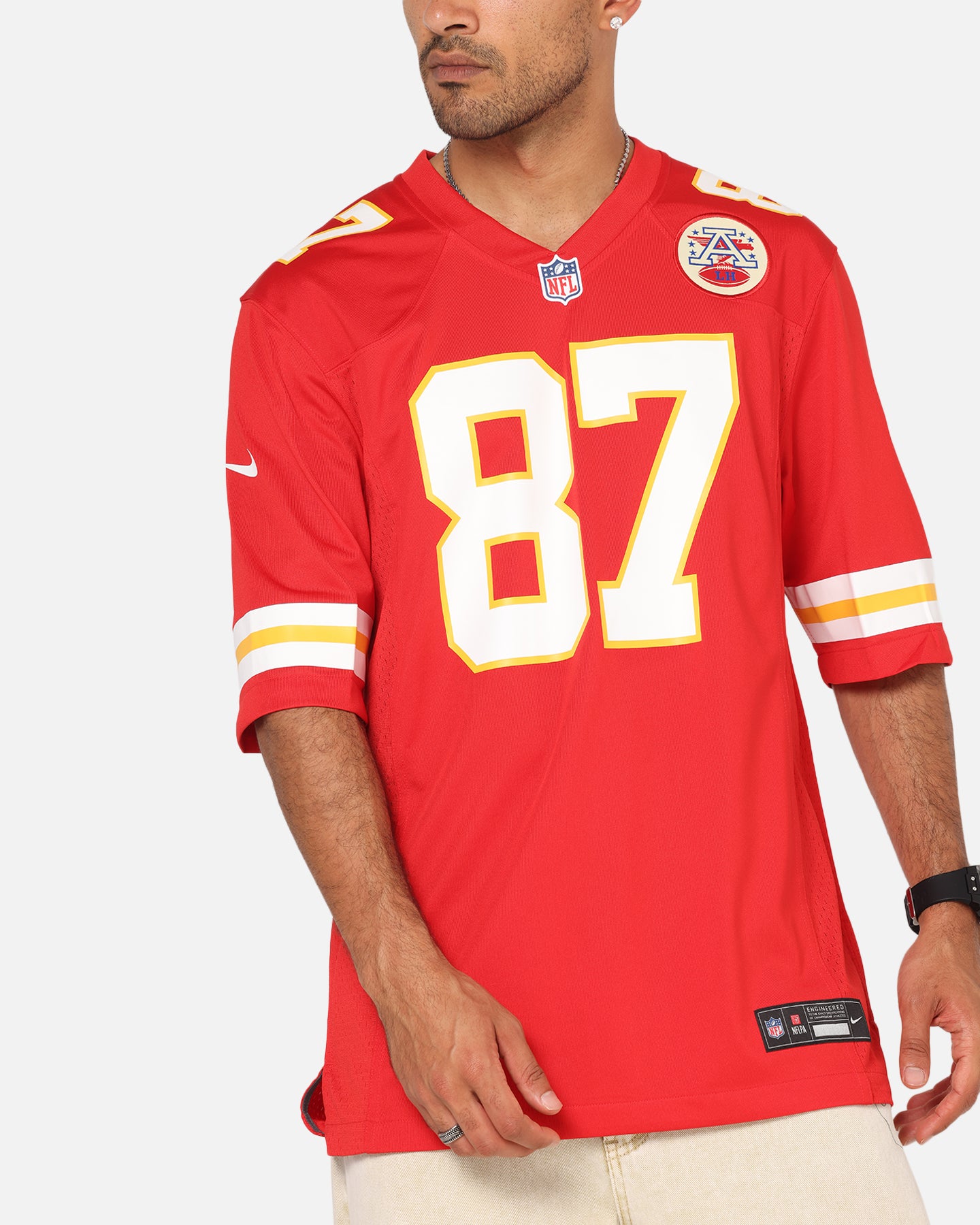 Nike Kansas City Chiefs Travis Kelce #87 Home Game NFL Jersey