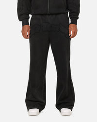 Ed Hardy Fray Track Pants Black
