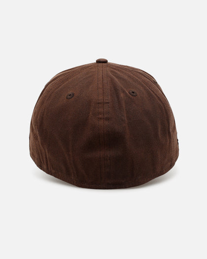 New Era Boston Red Sox 'Waxed Canvas QS' 59FORTY A-Frame Fitted Brown
