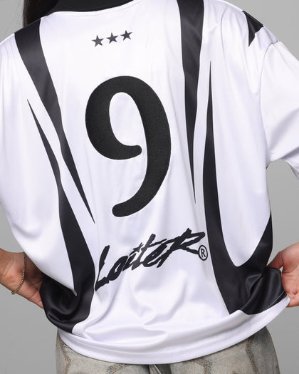 Loiter United Football Jersey White/Black