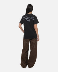 XXIII Script T-Shirt Black/Blue
