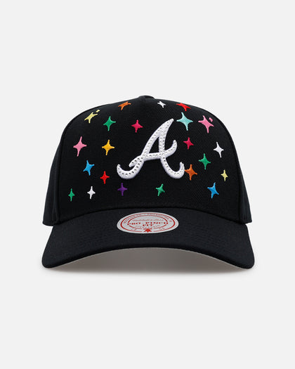 Mitchell & Ness Atlanta Braves 'Rhinestone Luxury' Pro Pinch Snapback Black