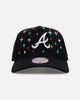 Mitchell & Ness Atlanta Braves 'Rhinestone Luxury' Pro Pinch Snapback Black