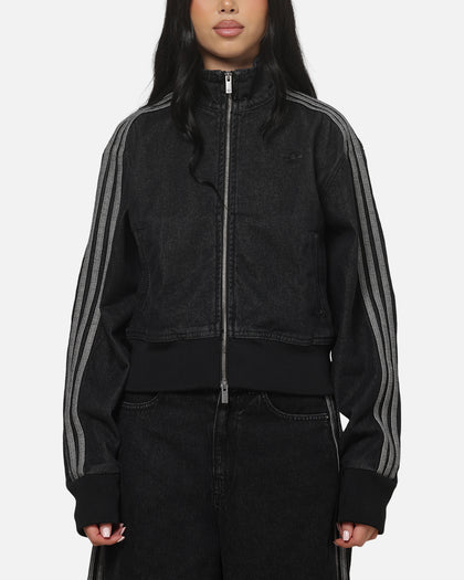 Adidas Women's Firebird Denim Track Jacket True Black
