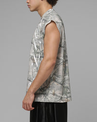 Loiter Script Muscle T-Shirt Hunter Camo
