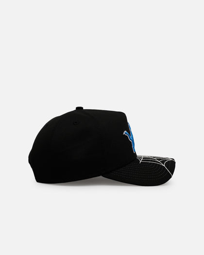 New Era Detroit Lions 'Spider Web Visor' 9FORTY A-Frame Snapback Black