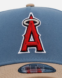 New Era Los Angeles Angels 'Easy Breezy' 9FORTY A-Frame Snapback Blue/Tan