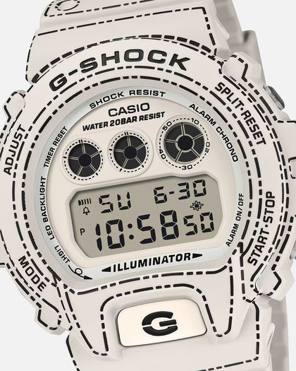 G Shock DW6900RGM-5D Watch White/White