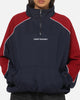 Carre Assembly League 1/4 Zip Crewneck Navy/Red
