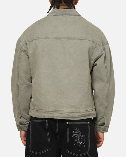 Saint Morta Halo Zip Jacket Washed Grey
