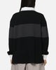 Nike Women's Sportswear Graphic Long Sleeve Polo Top Black/Anthracite