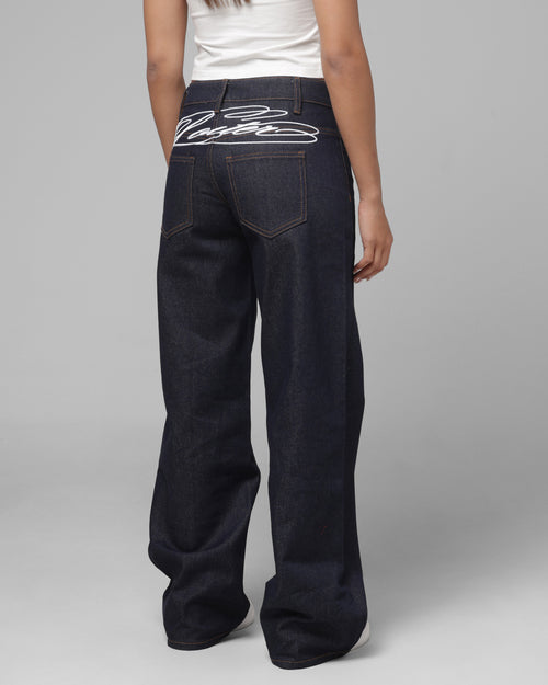 Loiter Women's Low Waisted Baggy Denim Jeans