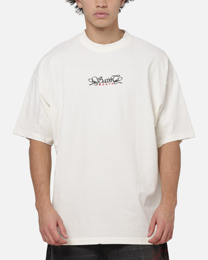 Saint Morta Spirits Boxy T-Shirt Off White