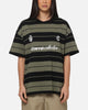 Carre Collective Stripe T-Shirt Black/Olive