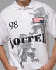 Loiter United Polo T-Shirt Off White