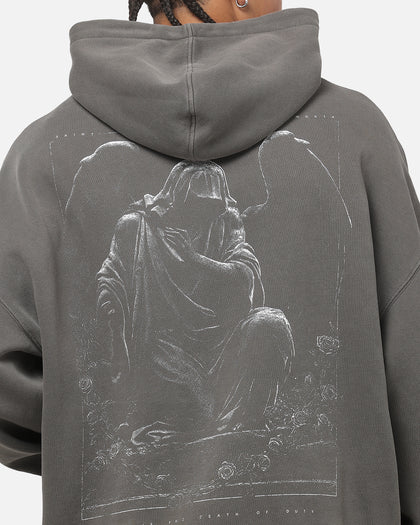 Saint Morta Divine Duty X Hoodie Washed Charcoal