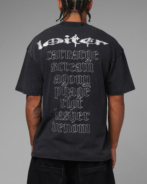 Loiter Marvel Symbiote Vintage T-Shirt Black
