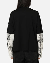 Saint Morta Crossbearer Layer Long Sleeve T-Shirt Vintage Black