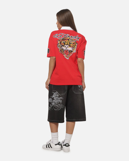 Loiter Hardy League Polo T-Shirt Red