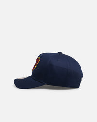 Mitchell & Ness Cleveland Cavaliers 'Upside Down Logo' Pro Pinch Snapback Navy