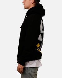 Mitchell & Ness X Los Angeles Galaxy X Culture Kings Spraypaint Hoodie Black