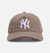 New Era New York Yankees 'Houndstooth' 9FORTY A-Frame Unstructured Strapback Brown