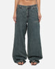 Ed Hardy Dragon Ultra Wide Jeans Mid Blue