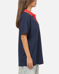 Bleacher Athletic Sydney Roosters NRL Adult Golf Polo T-Shirt Navy