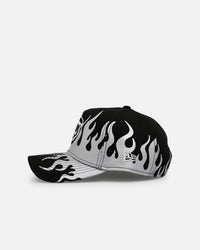 New Era Chicago Cubs 'Metallic Flames' 9FORTY A-Frame Snapback Black/Silver