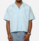 Carre Posy Button Up Shirt Light Blue/White