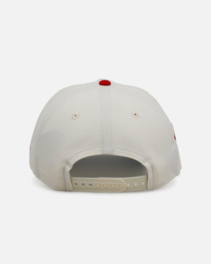 New Era Las Vegas Raiders 'Strawberry' 9FORTY A-Frame Snapback Chrome/Red