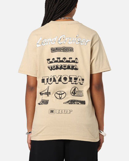 Huf X Toyota Rosetta T-Shirt Sand