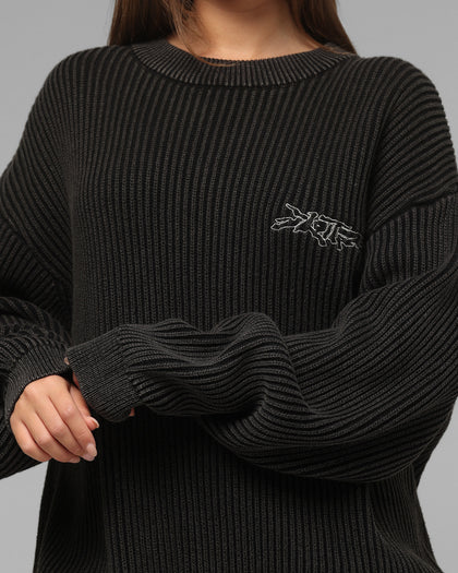 Loiter Star Born Knit Sweater Black