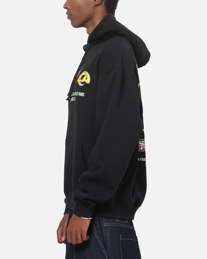 Majestic Athletic NFL Green and Gold Hoodie Black