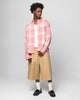 Loiter Solar Button Up Shirt Red Check