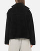 Nike Women's Sportswear Essential High-Pile Fleece Jacket Black/Sail
