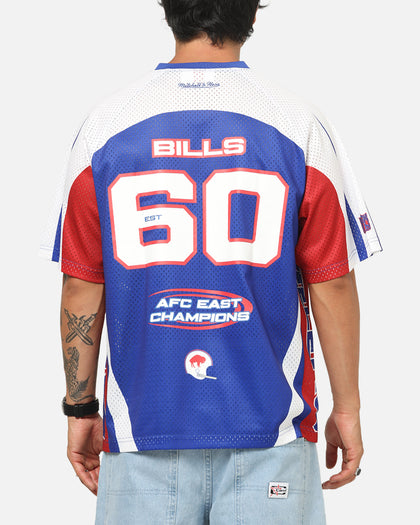 Mitchell & Ness Buffalo Bills Warehouse Rave Jersey White/Blue/Red