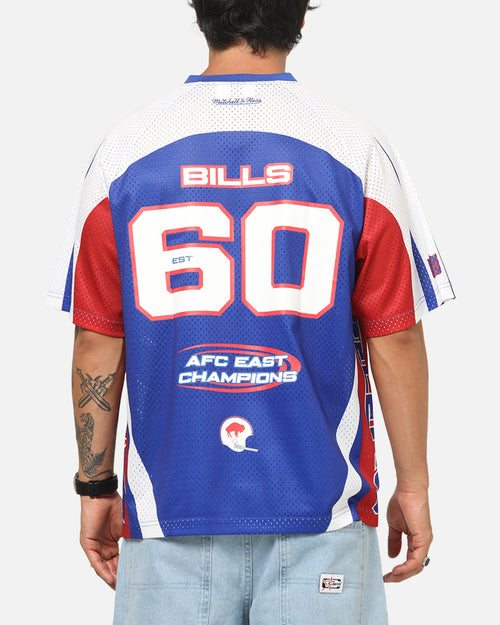 Mitchell & Ness Buffalo Bills Warehouse Rave Jersey White/Blue/Red