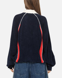 Adidas Retro Remix Teamgeist Long Sleeve Polo Night Indigo