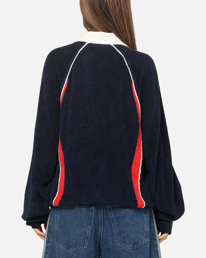Adidas Retro Remix Teamgeist Long Sleeve Polo Night Indigo